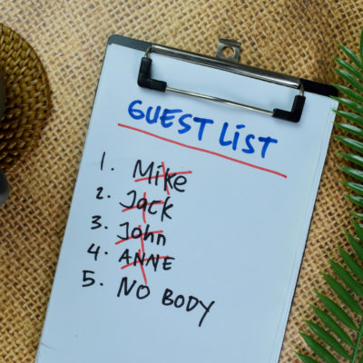 A Small Wedding Guest List Needs No Explanation